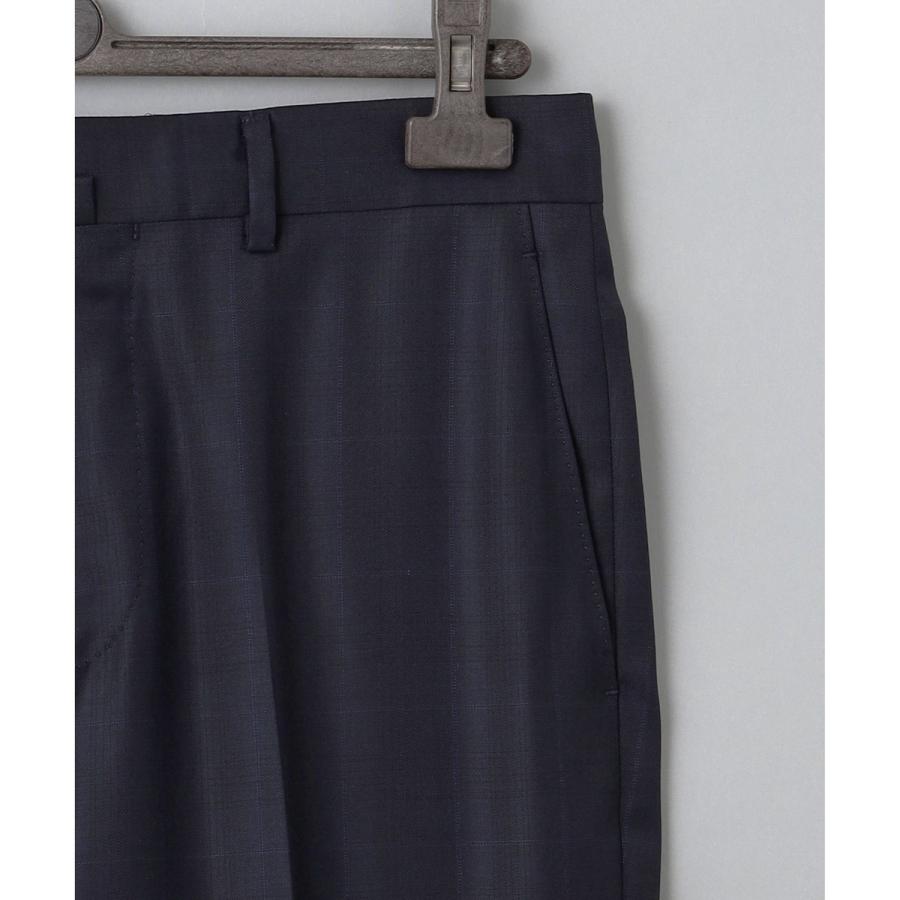 【Loro Piana Fabric】365 通年スーツ(ネイビー×格子)の画像