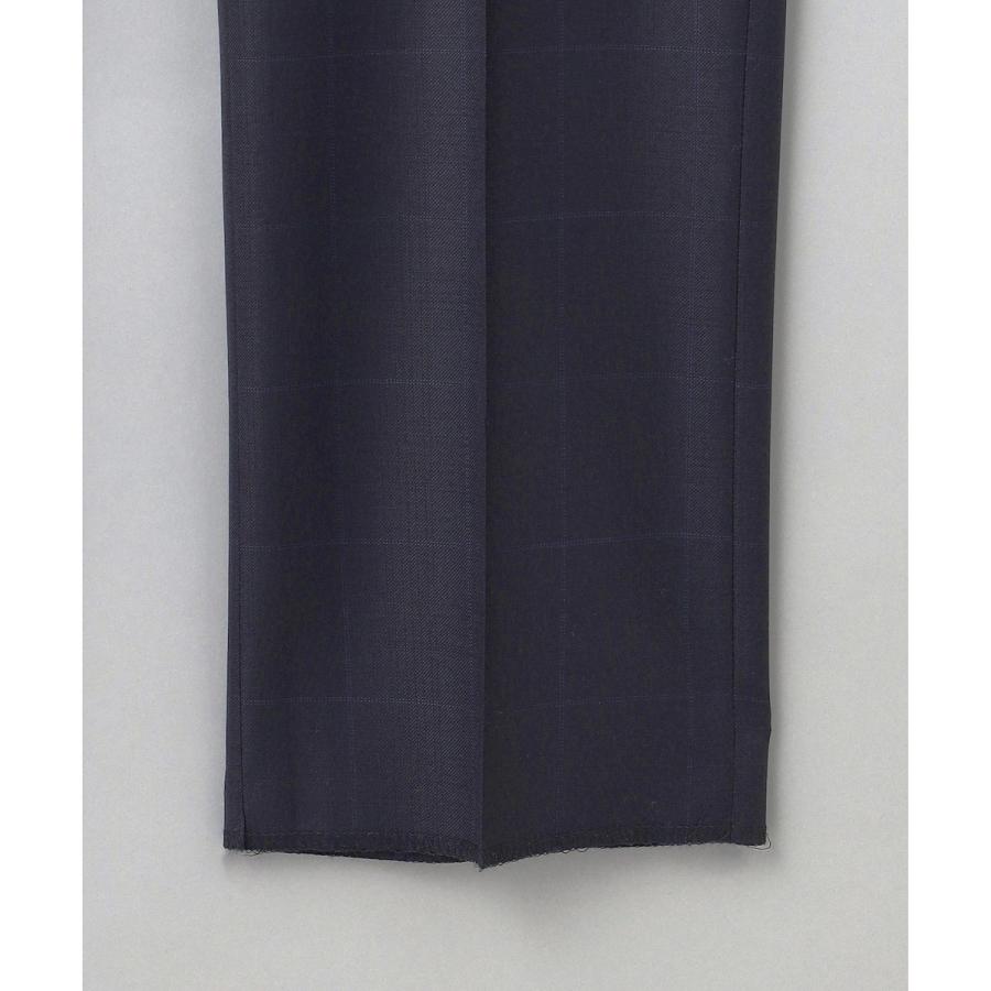 【Loro Piana Fabric】365 通年スーツ(ネイビー×格子)の画像