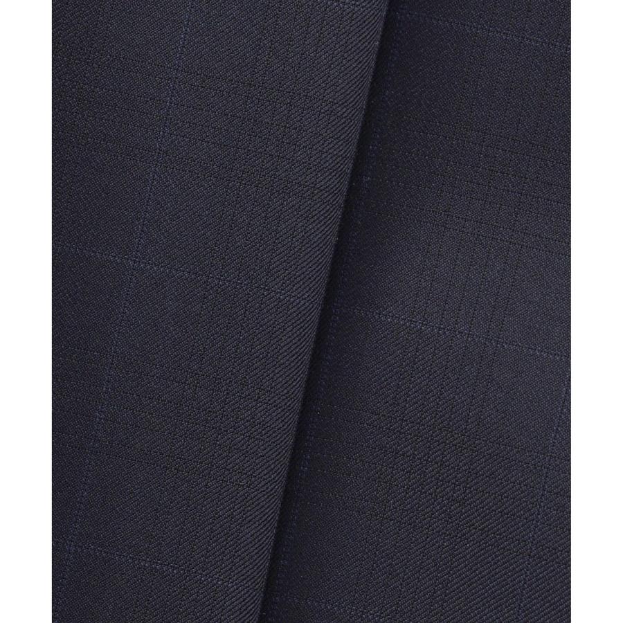 【Loro Piana Fabric】365 通年スーツ(ネイビー×格子)の画像