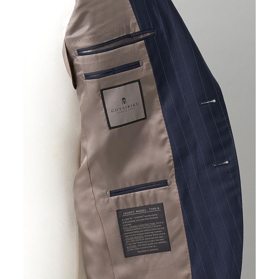 【ZEGNA/ゼニア】TROFEO/トロフェオ スーツ（ネイビー×ストライプ）の画像