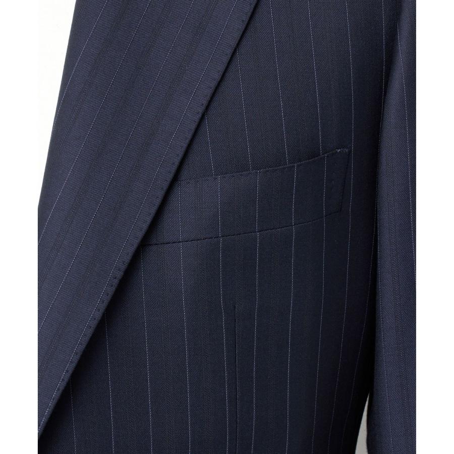 【ZEGNA/ゼニア】TROFEO/トロフェオ スーツ（ネイビー×ストライプ）の画像