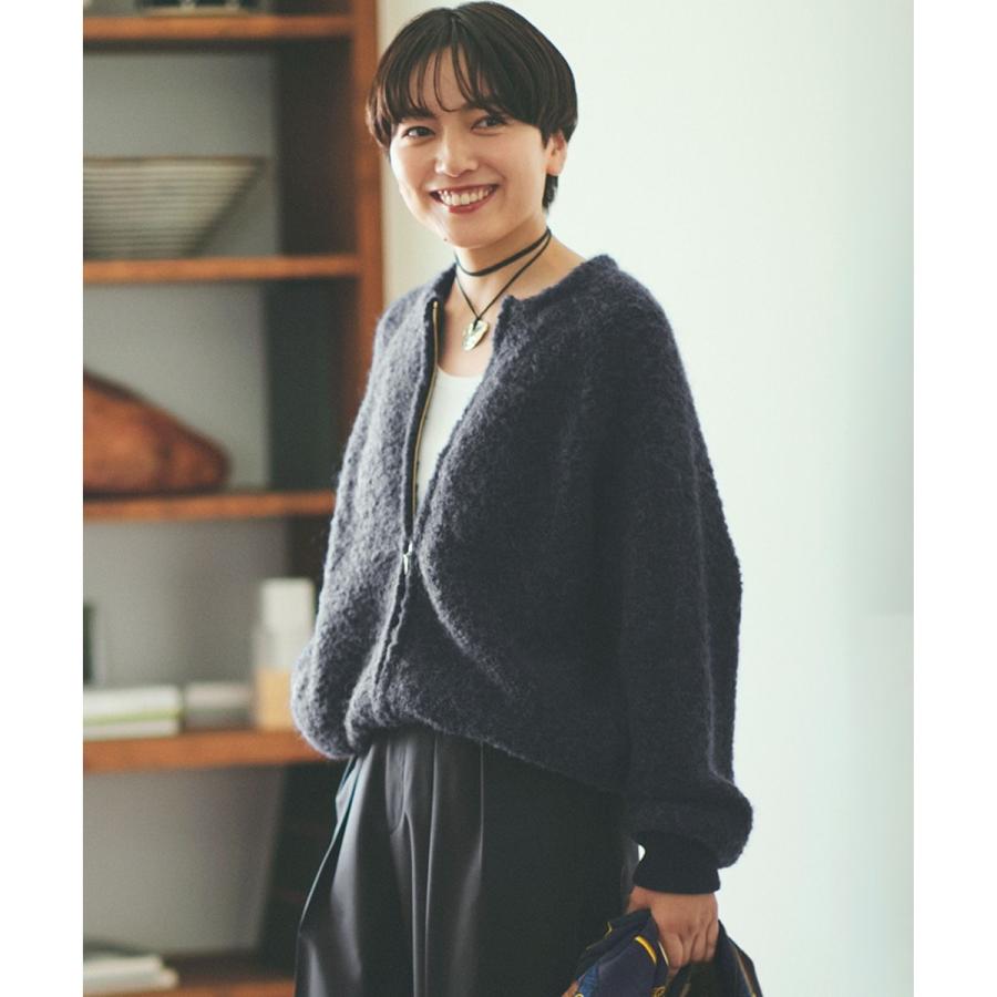 23区【洗える】ブークレニット ブルゾン 23区（ニジュウサンク） 【洗える】ブークレニット ブルゾン : マルイ