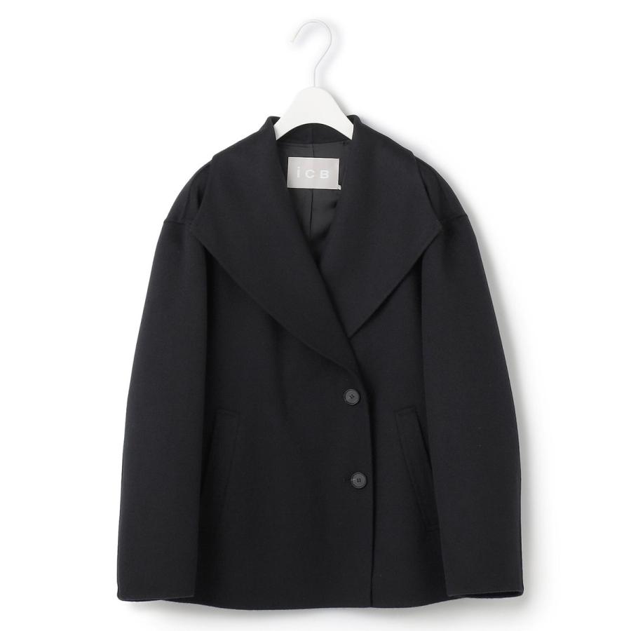 新品　ICB（アイシービー）　WoolRever ショートコート ICB（アイシービー） WoolRever ショートコート : マルイ(丸井)Yahoo