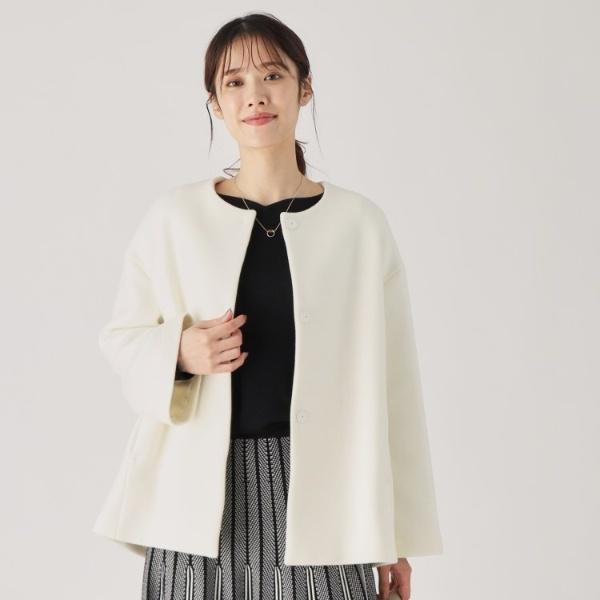 COUP DE CHANCE（クードシャンス） 【日本製】ノーカラーコート