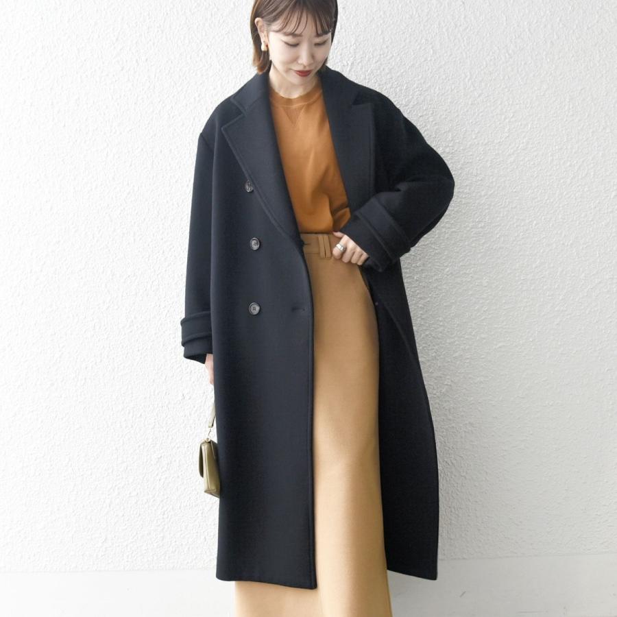 SHIPS any ノンミュールジングウール ロングテーラード コート 24AW SHIPS any コート チェスターコート 「WEB限定」SHIPS any: PURE WOOL
