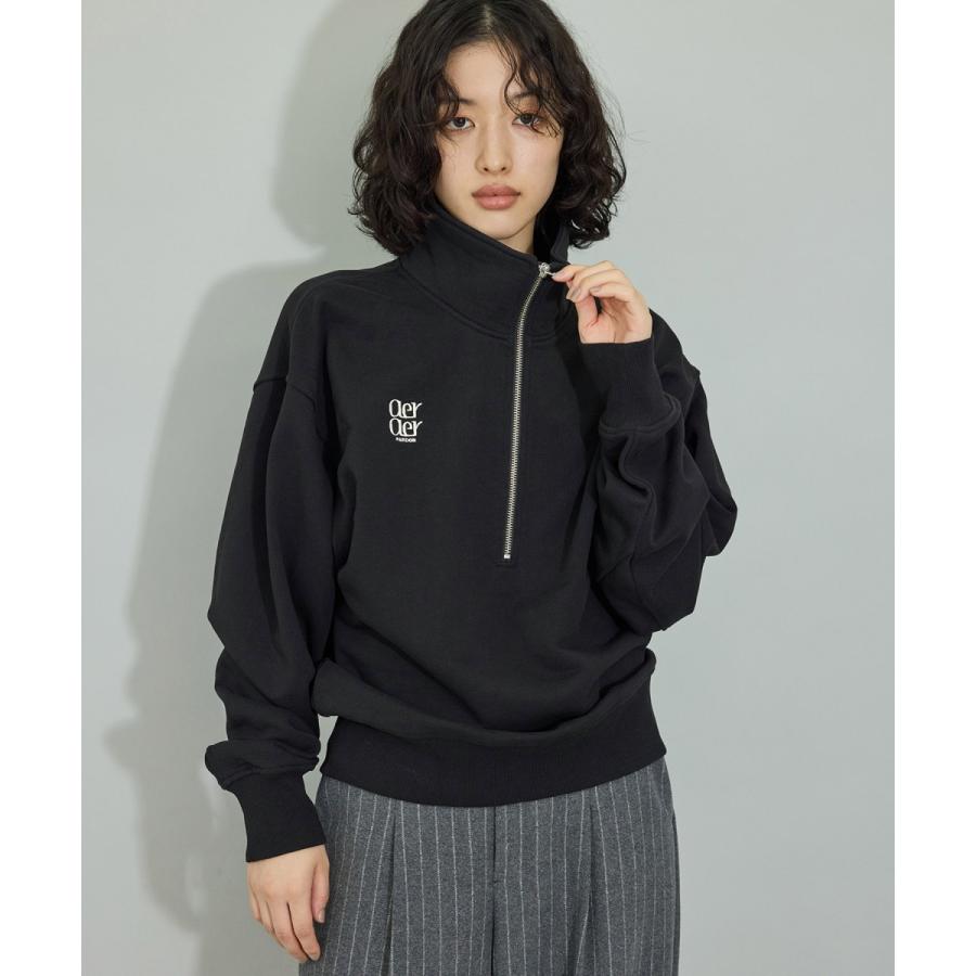 ADAM ET ROPE' FEMME ハーフジップススウェット　アダムエロペ ADAM ET ROPÉ FEMME(アダム エ ロペ ファム) / 【サステナブル】ハーフ