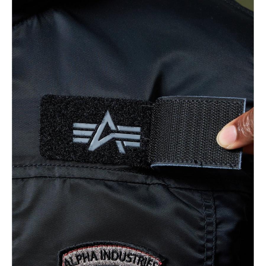 【 ALPHA INDUSTRIES 】フーデッドリブ カスタムAAAU XL Alpha Industries（アルファ・インダストリーズ） フーデッドリブ