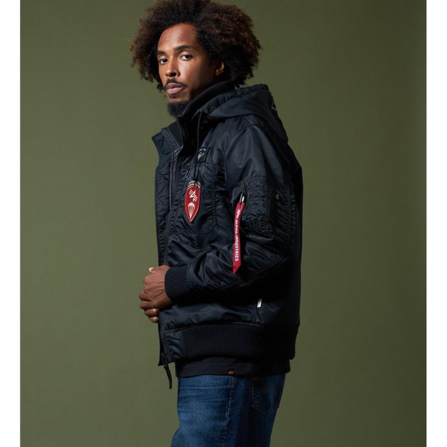 Alpha Industries フーデッドリブジャケット カスタムAAAU : マルイ
