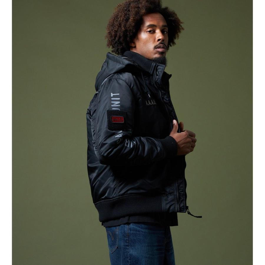 セール中‼️ALPHA INDUSTRIES フーデッドリブ ジャケット Alpha Industries フーデッドリブジャケット カスタムAAAU : マルイ