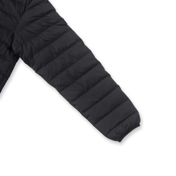 DANTON ダントン　クルーネック インナーダウンジャケット ブラック 40 DANTON | クルーネック インナーダウンジャケット WOMEN（ダウン