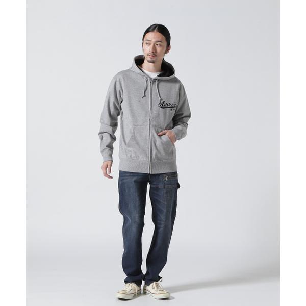 AVIREX ボンディングジップパーカー WEB&DEPOT限定》BONDING ZIP PARKA/ボンディングジップパーカー