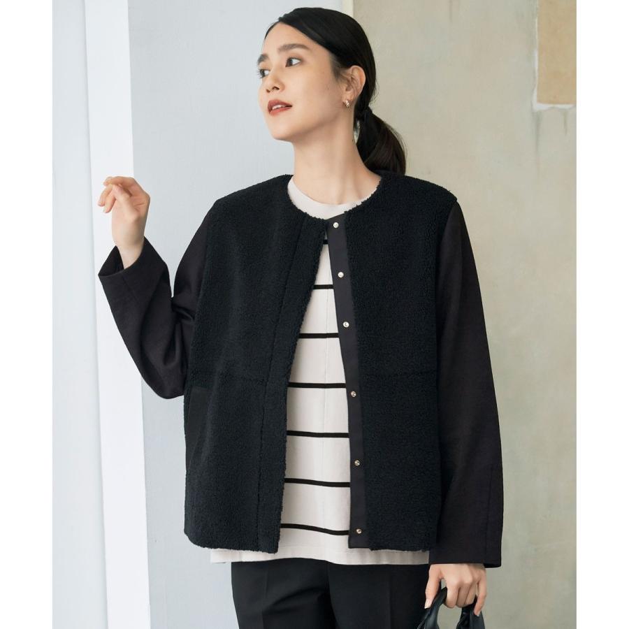 自由区 【洗える】ボアコンビ アウター : マルイ(丸井)Yahoo!店 - 通販