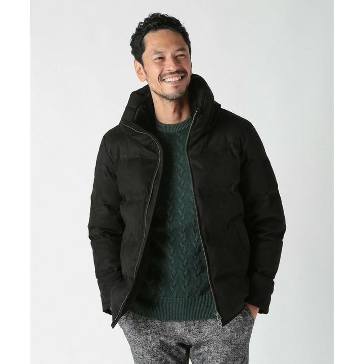 MEN'S BIGI（メンズビギ） ＜撥水・防風＞スエード調ツイルプリント