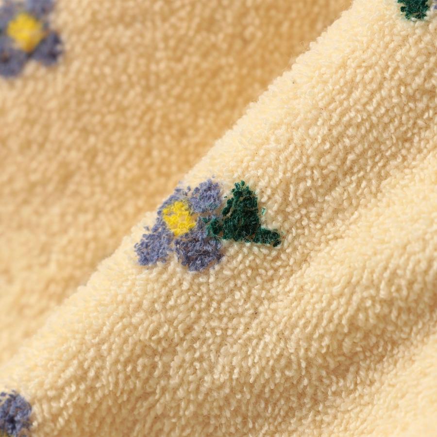 BOBO CHOSES:80〜90cm / PANSY FLOWER ZIP SWEATSHIRTの画像