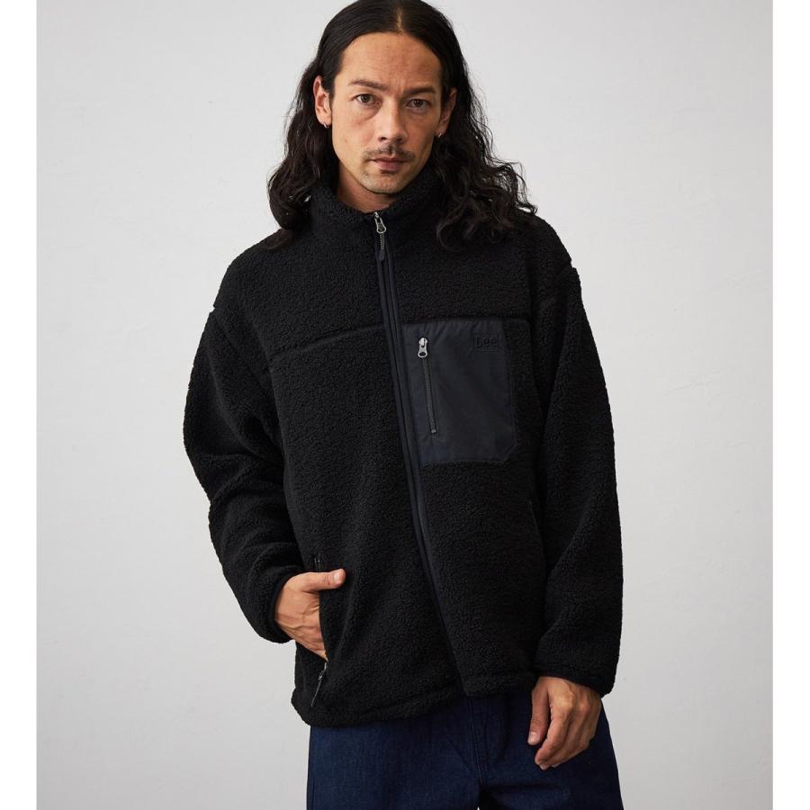 Lee（リー） ボアジップジャケット 裾ドローコード付 : マルイ(丸井