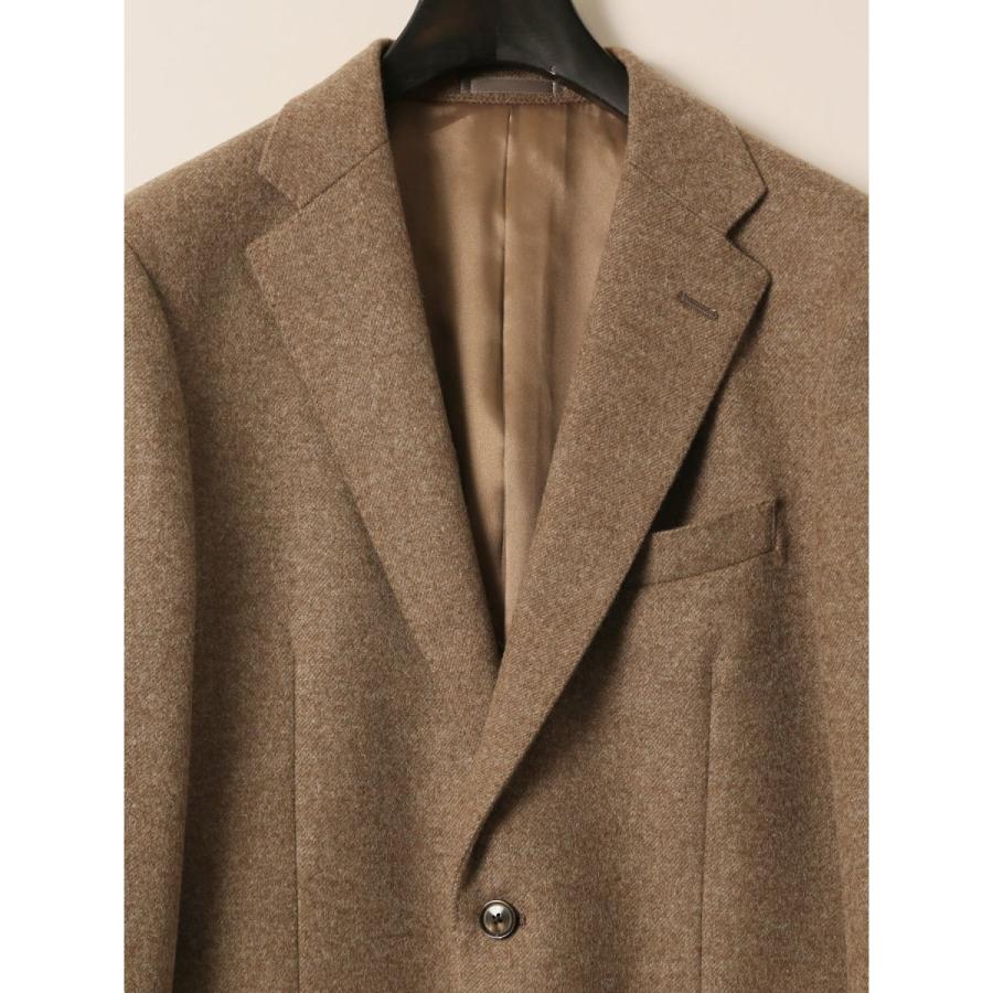 TAKA-Q スーティスト カシミヤ混ウール 2ボタンジャケット カルゼ