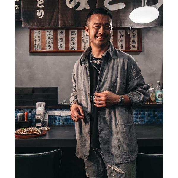 SAINT MICHAEL／セントマイケル×ベルベルジン／BB_DENIM JKT／STRIPEの画像