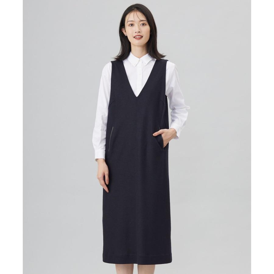 J.PRESS（J.プレス） 【洗える】ウールスムース ジャンパースカート