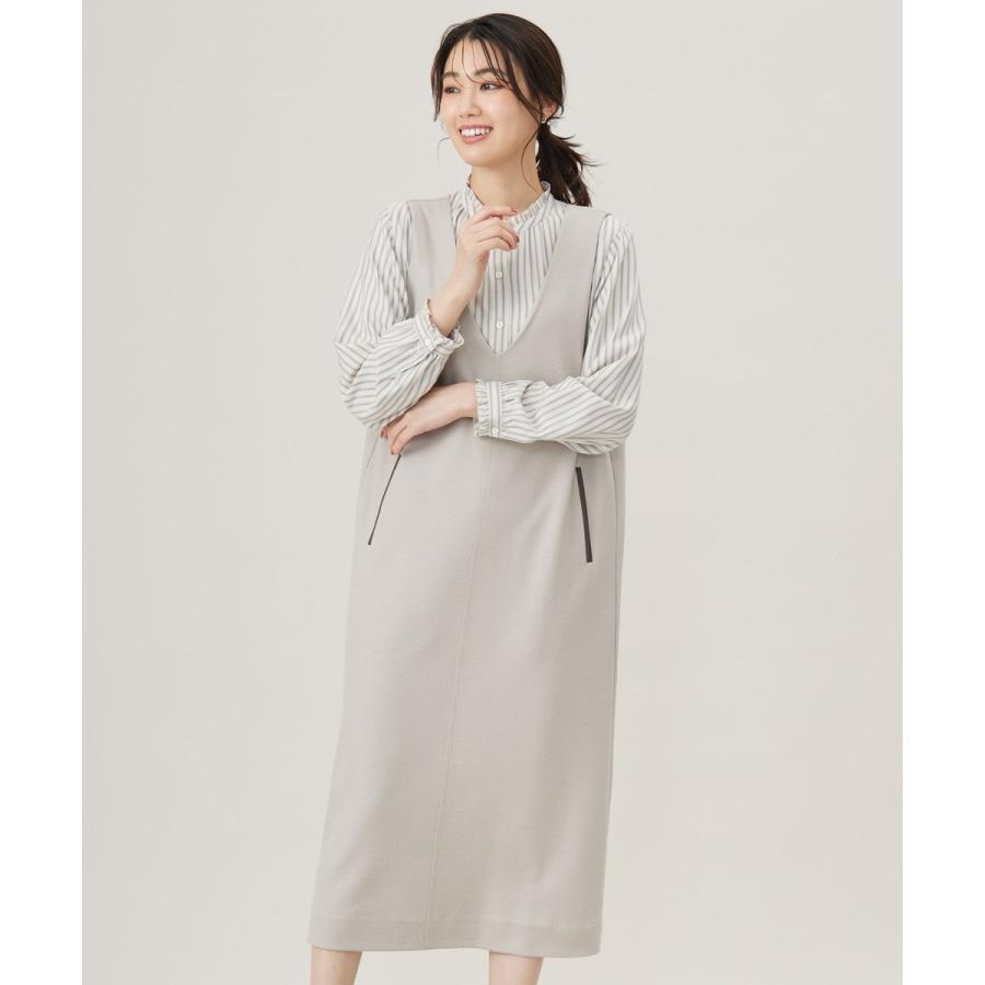 J.PRESS（J.プレス） 【洗える】ウールスムース ジャンパースカート