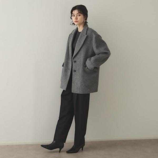 OPAQUE.CLIP（オペークドットクリップ） 《Oggi掲載》シャギーウール混