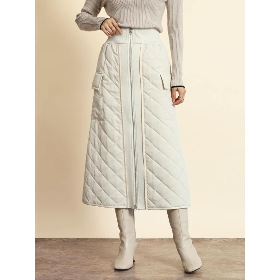 FENNEL（フェンネル） フロントZIPキルティングスカート : マルイ(丸井
