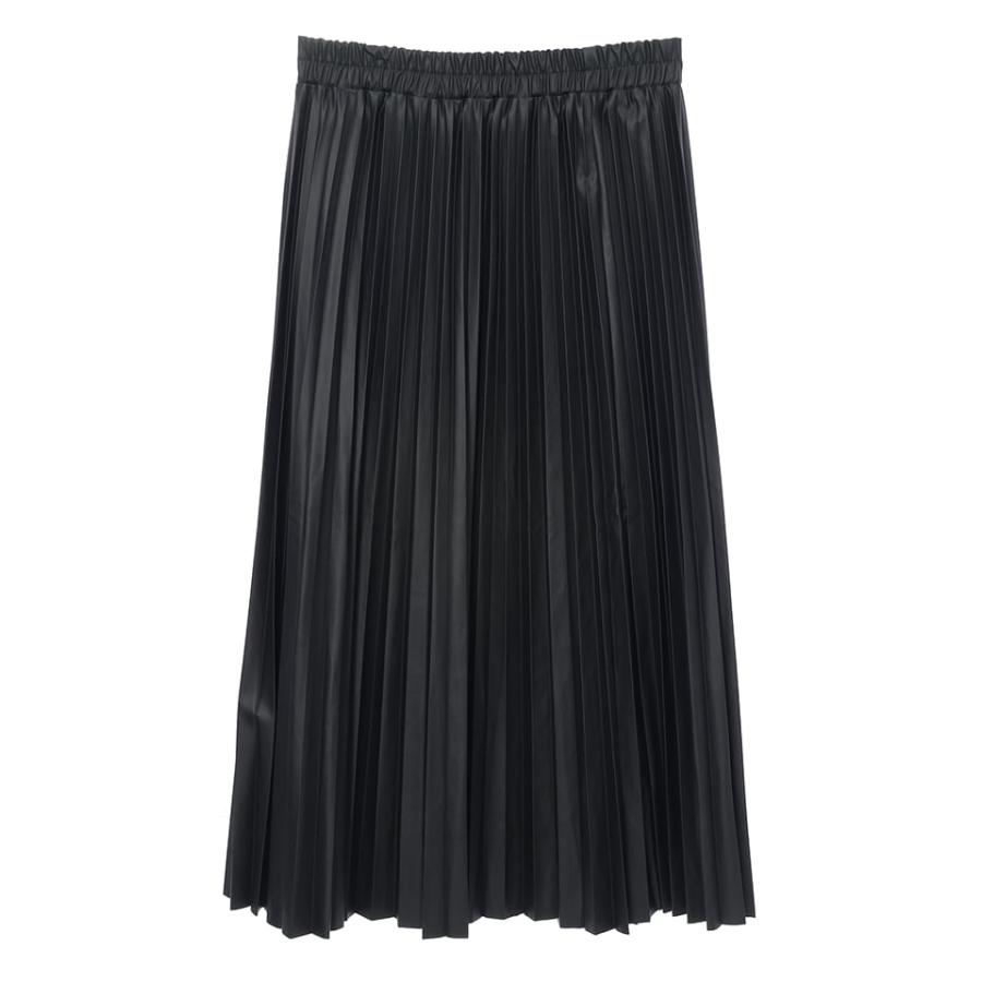 【MM6】フェイクレザー　プリーツスカート　新品　お値下げ MM6】フェイクレザー プリーツスカート 新品 お値下げ - メルカリ