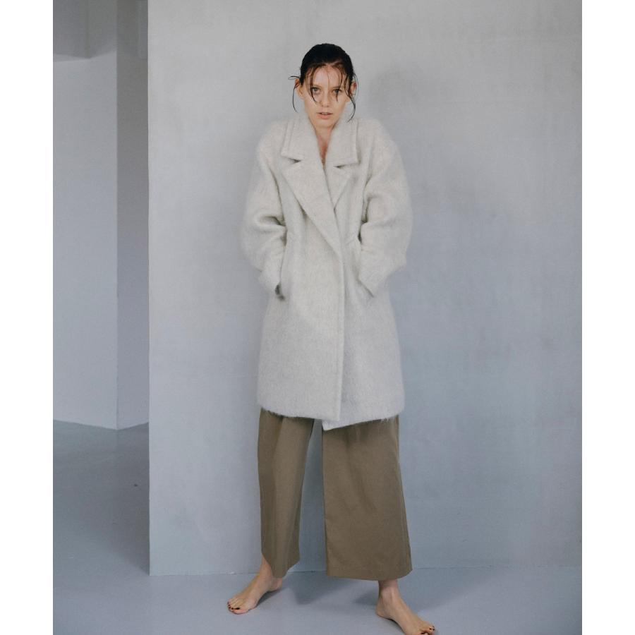 ADAM ET ROPE'（アダムエロペ） ウェーブシャギーミドルコート