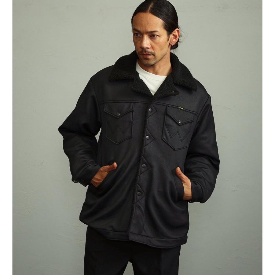 Wrangler（ラングラー） 【ユニセックス】【秋冬】 レザーライク ボア