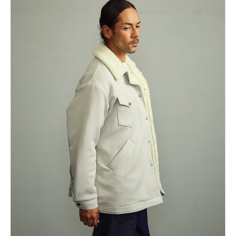 Wrangler 【ユニセックス】【秋冬】 レザーライク ボアランチ