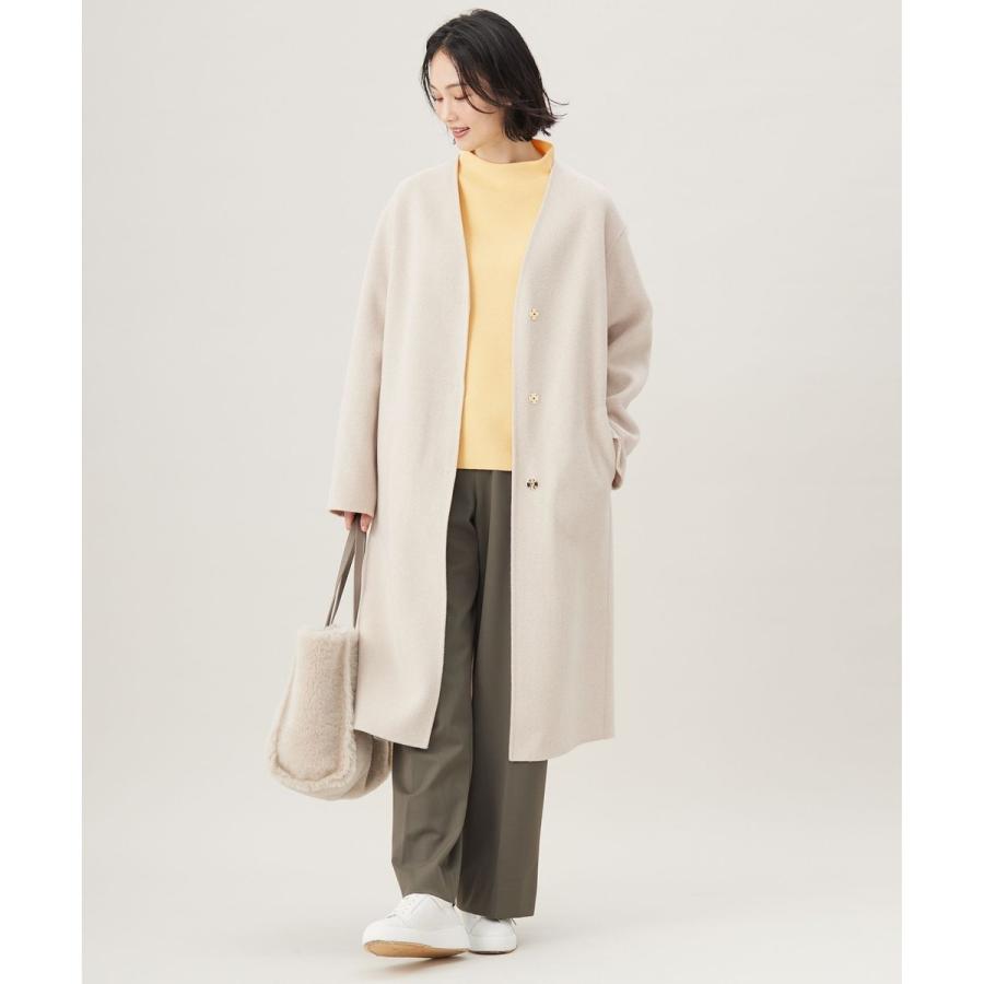 新品タグ付き 【自由区】ウールリバーロングコート ベージュ大きいサイズ48 自由区（ジユウク） ウールリバーロング コート : マルイ(丸井)Yahoo