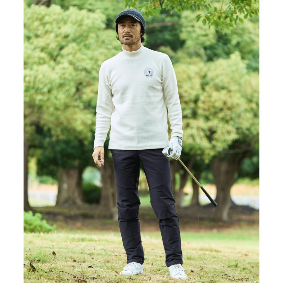 新品 23区 ゴルフ 吸湿発熱 モックネック ニット 定価17600円 白 LL 新品 23区 ゴルフ 吸湿発熱 モックネック ニット 定価17600円 白 LL