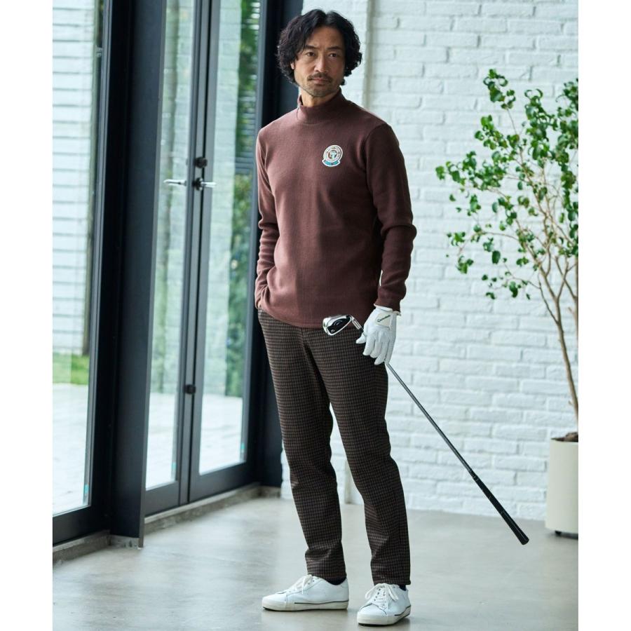 23区GOLF 【MEN】冬の暖かトップス！グランサーモリブ モックネック 