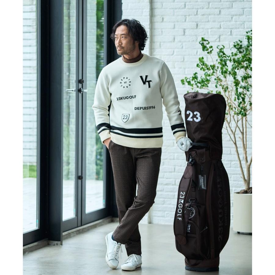 23区GOLF 【MEN】冬の暖かトップス！グランサーモリブ モックネック 