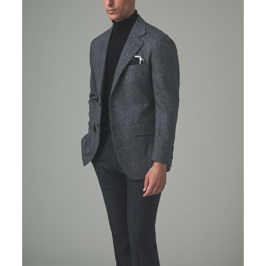 gotairiku 【尾州】カシミヤブレンド定番ヘリンボーン ジャケット(2024