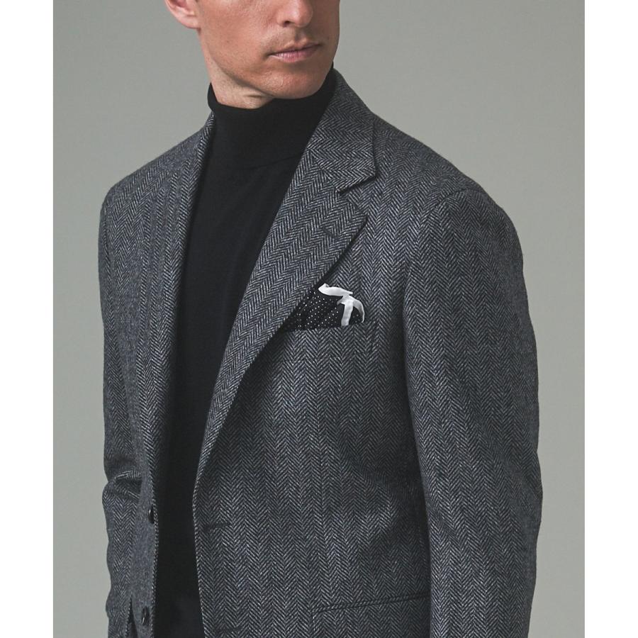 gotairiku 【尾州】カシミヤブレンド定番ヘリンボーン ジャケット(2024
