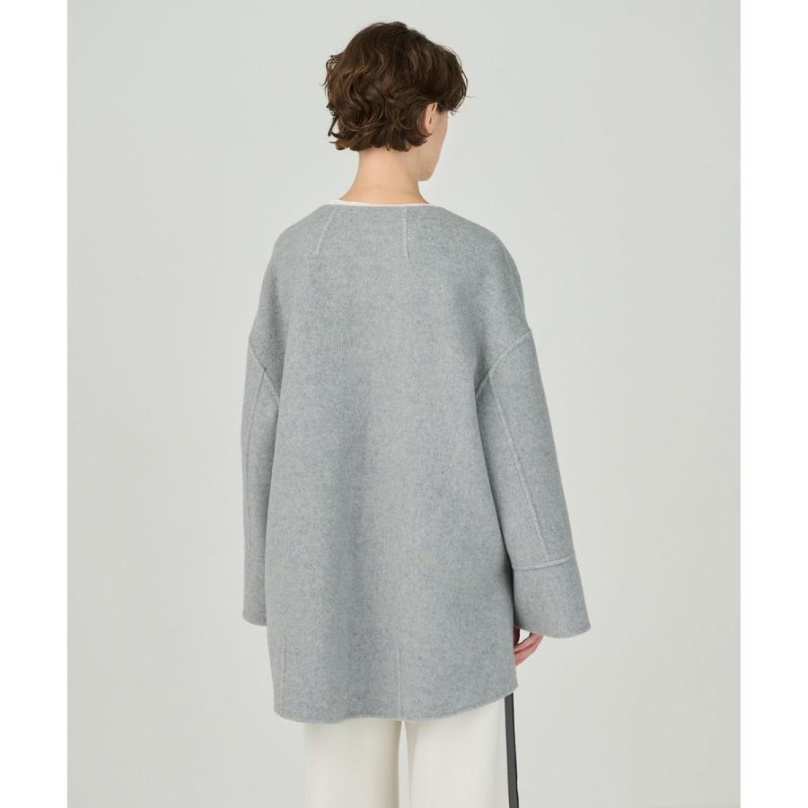 ADORE 田丸麻紀 2TONE リバーフードコート ポンチョ アドーア2TONE