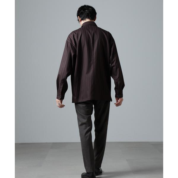 「N TROUSERS PREMIUM」RENURウール混洗えるサキソニーパンツ(セットアップ可)_5