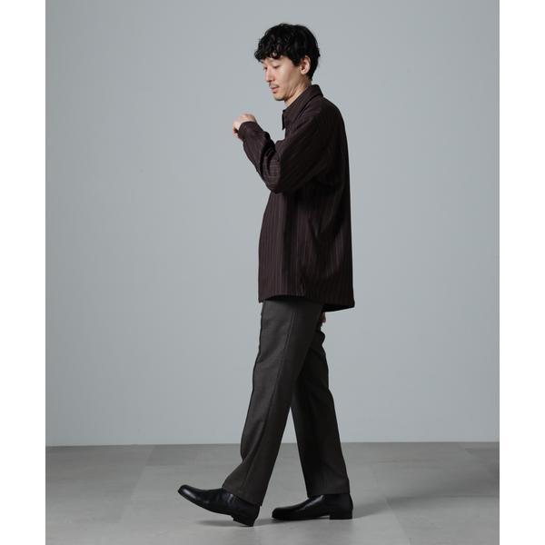 「N TROUSERS PREMIUM」RENURウール混洗えるサキソニーパンツ(セットアップ可)_7