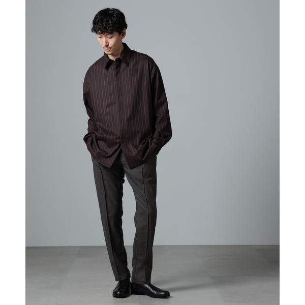 「N TROUSERS PREMIUM」RENURウール混洗えるサキソニーパンツ(セットアップ可)_9