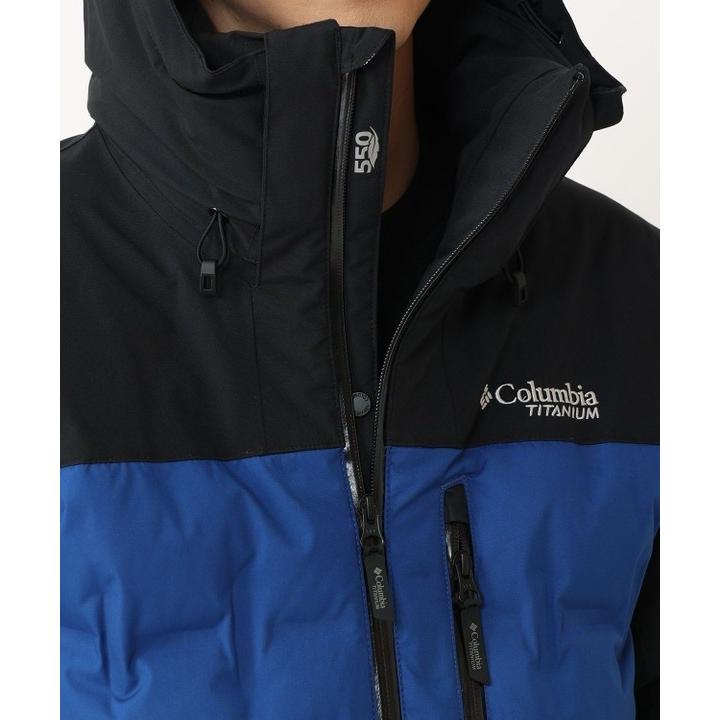 Columbia ダウンジャケット L ホワイト・ネイビー Columbia（コロンビア） ワイルド カードIV ダウンジャケット : マルイ