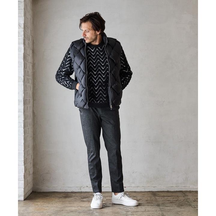 Diagram ダウンベスト ベージュ36 チャイニーズラクーン×ラビット Diagram ダウンベスト ベージュ36 チャイニーズラクーン