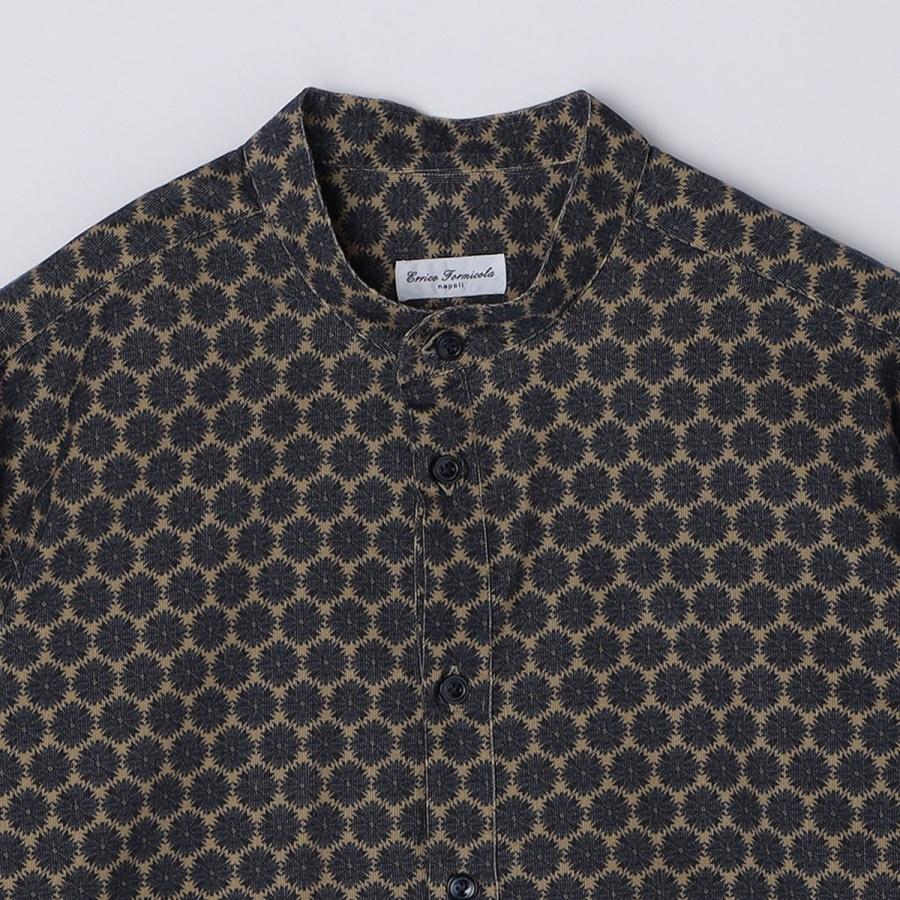 SHIPS（シップス） Errico Formicola:メダリオンプリント コーデュロイ