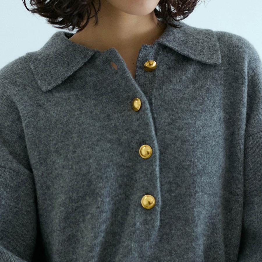 ADAM ET ROPE'（アダムエロペ） ポロシャツニットプルオーバー