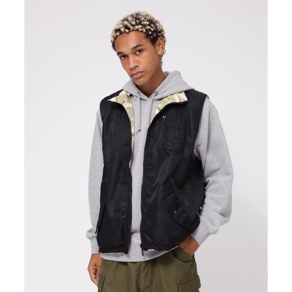 AVIREX（アヴィレックス） 《直営店限定》REVERSIBLE FLEECE CAMO VEST