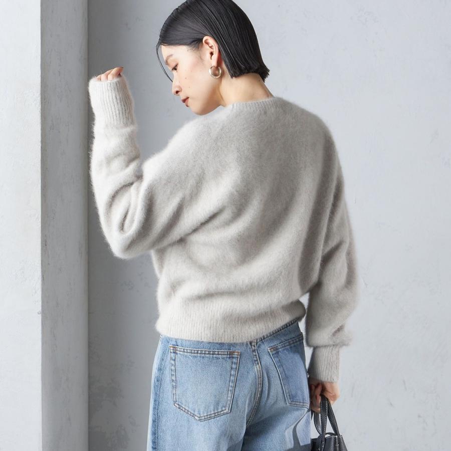 SHIPS（シップス） 〈手洗い可能〉ビジュー FOX クルーネック プル