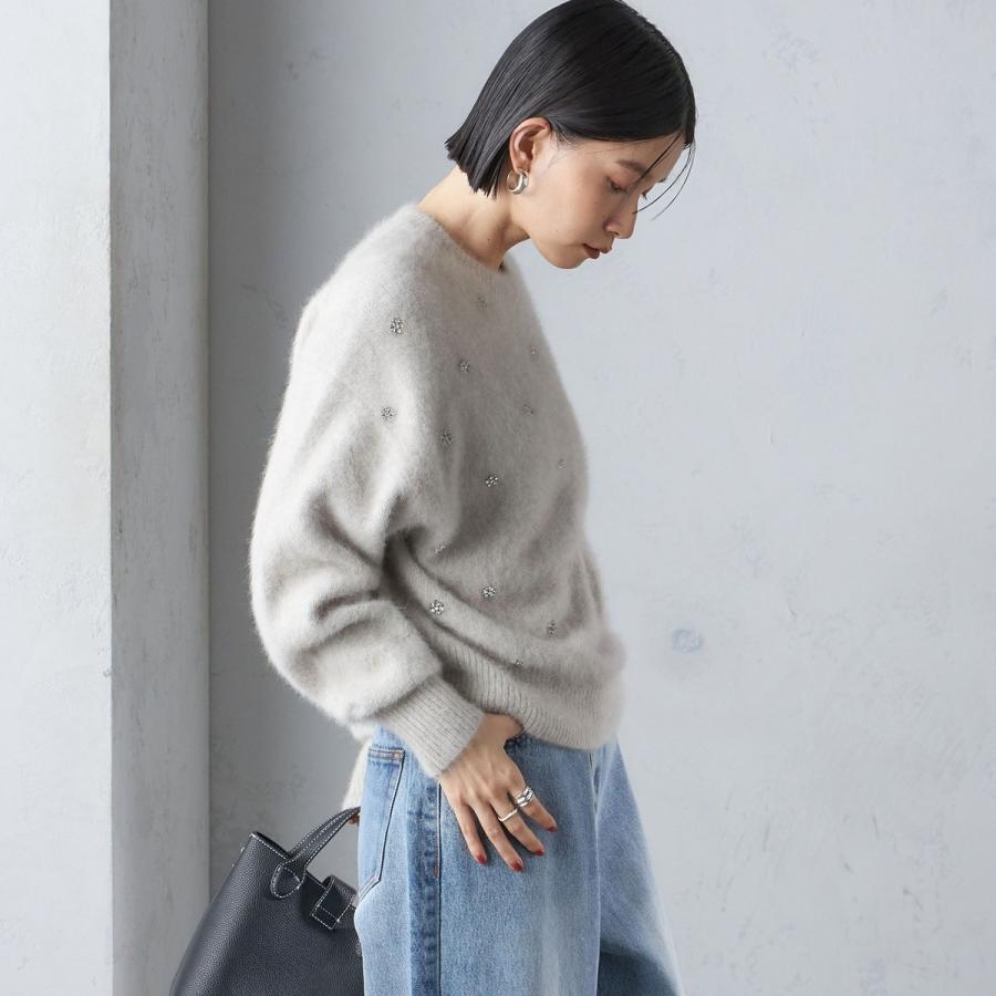 本日限定価格＊アーツ&サイエンス　クルーネックプルオーバー ＊size2＊手洗可 セール】 スエードタッチ クルーネックプルオーバー （カットソー