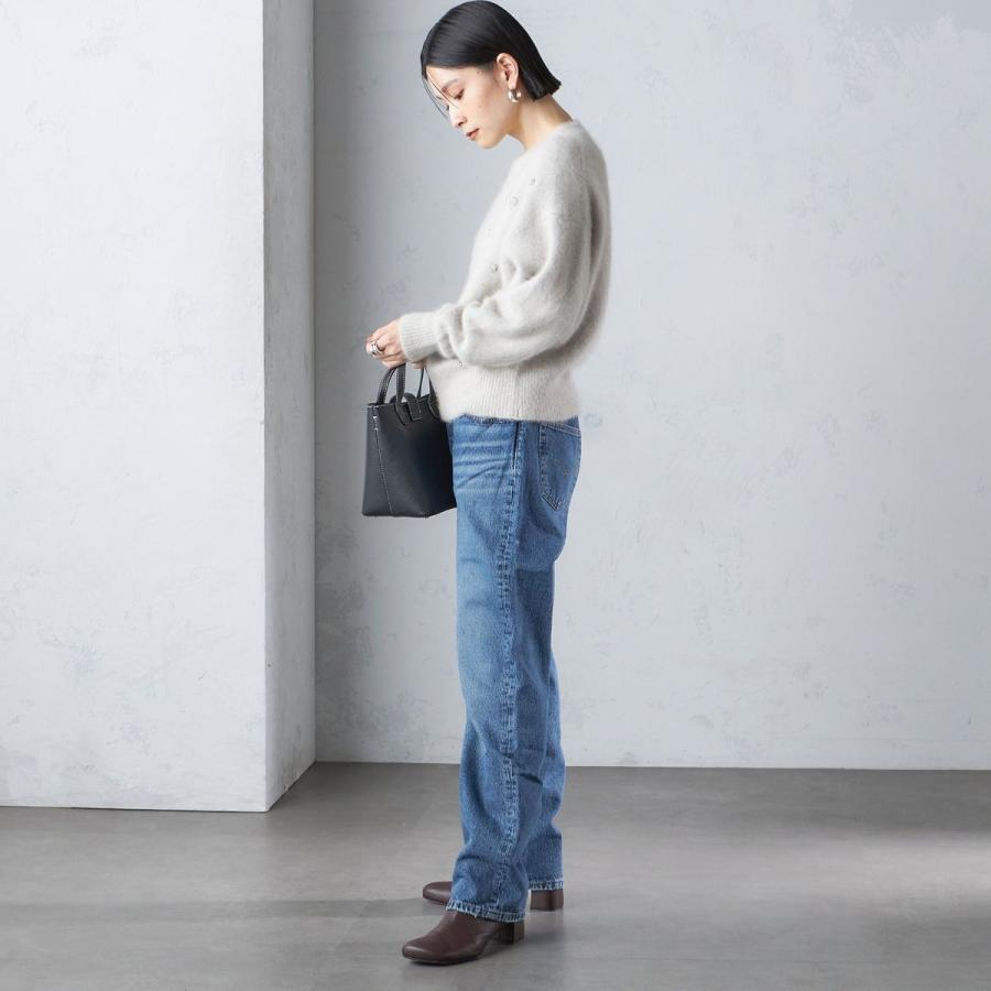 SHIPS（シップス） 〈手洗い可能〉ビジュー FOX クルーネック プル