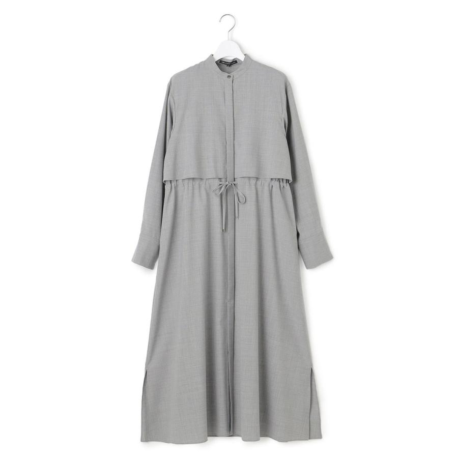 新品23区 完売色 【洗える】TWマットクロス シャツワンピース 40 洗える】TWマットクロス シャツワンピース / 23区 L