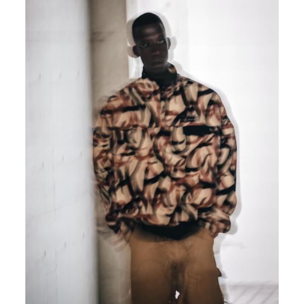 SAINT MICHAEL／セントマイケル／FLEECE PULL OVER／TRIVAL CAMOの画像