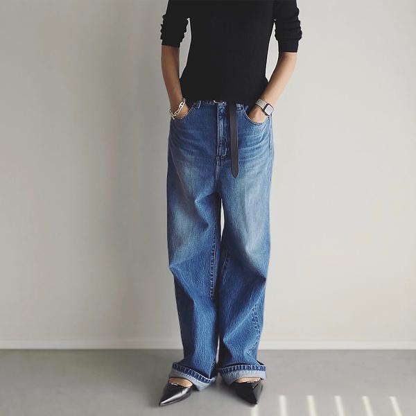 ★新品、タグ付★ ウォードブルー SALUUサルー デニム パンツ 新色グレイ 新色追加＜坪田あさみさんコラボ＞SALUU サルー /デニムパンツ